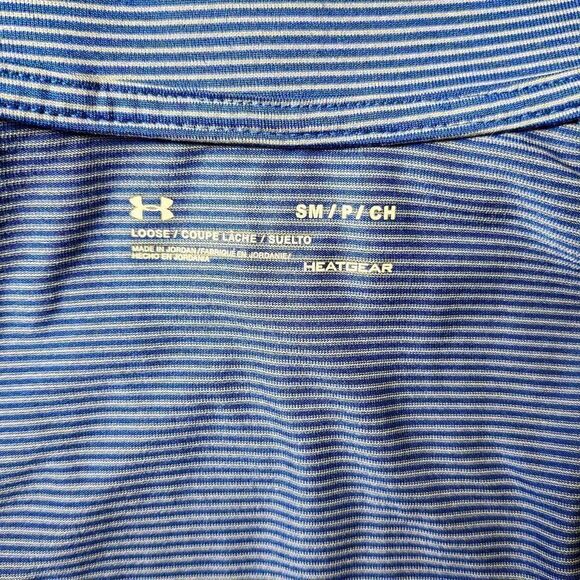 Under Armour Stripe Tech 1/4 Zip Long sleeve Shirt Size S - Picture 5 of 7